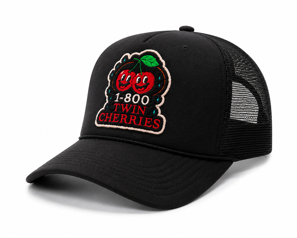 1-800 Twin Cherries Trucker