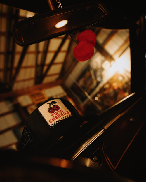Twin Cherries Trucker