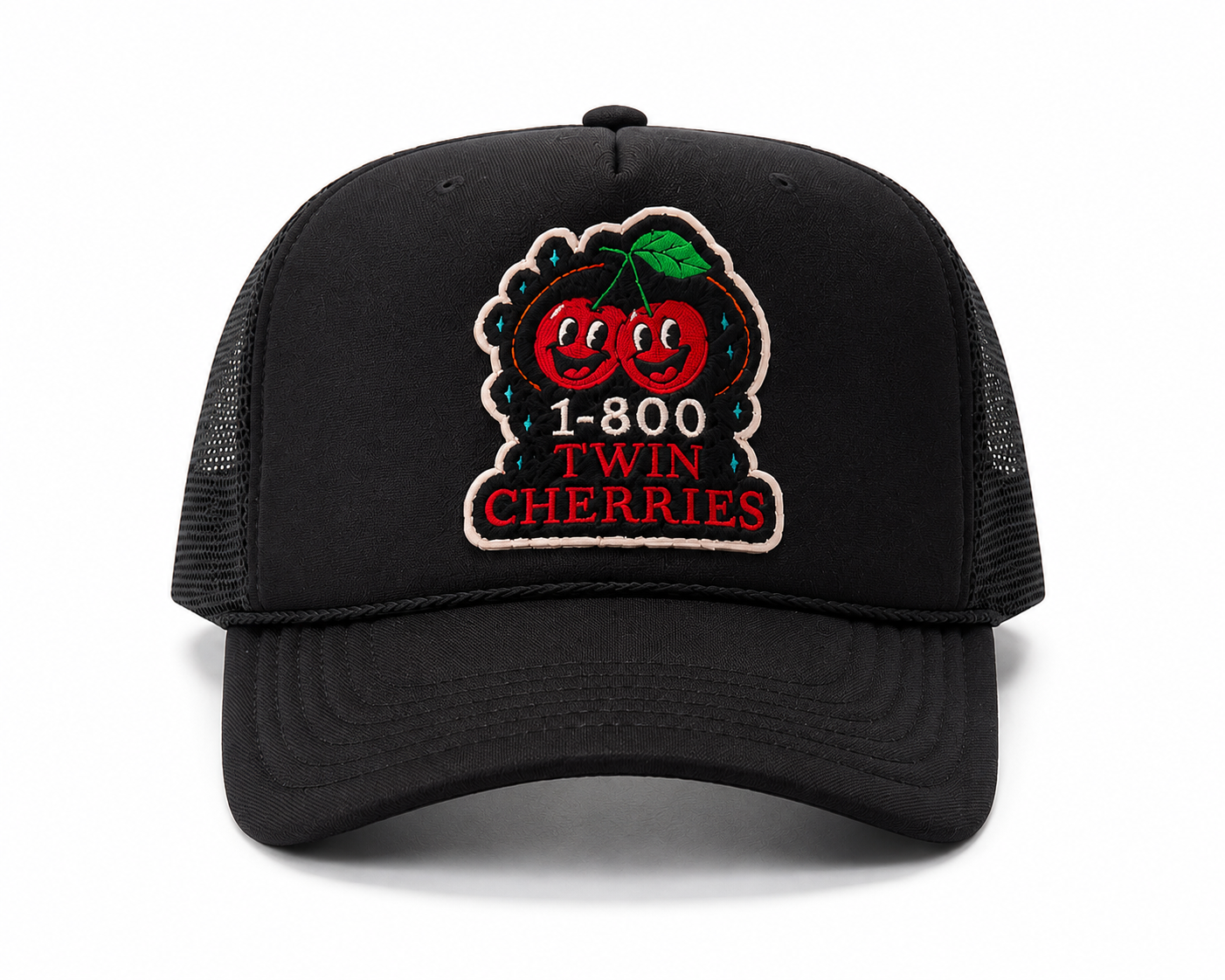 1-800 Twin Cherries Trucker